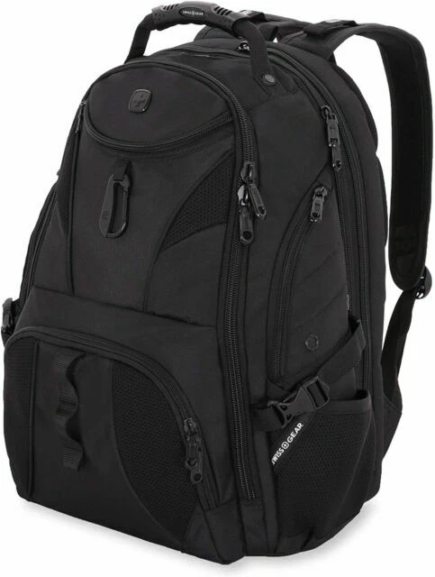 SWISSGEAR Travel Gear 1900 ScanSmart TSA Laptop Backpack - Black