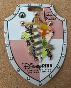 2024 Disney Parks Tales Of The Sword Collection Single Pin Robin Hood LE 3000 - Bild 1 von 1