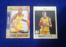 2007-08 Fleer Rookie Sensations #RG-2 & 2007-08 Topps #2 Kevin Durant Rookies