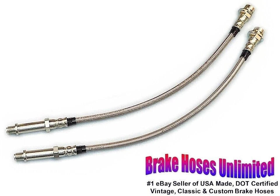 STAINLESS FRONT BRAKE HOSES Ford Fairlane 1966 - Image 1 of 1