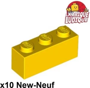 LEGO 10x Lego Brick 1x3 3x1 Gelb/Gelb 3622 Neu - Bild 1 von 1