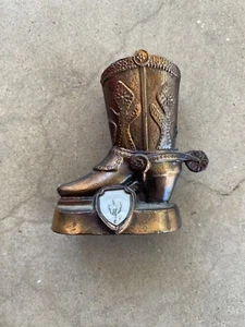 VINTAGE COPPER COWBOY BOOT ARIZONA SOUVENIR MADE IN JAPAN - Picture 1 of 4