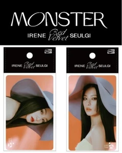 RED VELVET MONSTER CASHBEE Photo card SM TOWN Official Goods Irene Seulgi K-POP - Picture 1 of 8