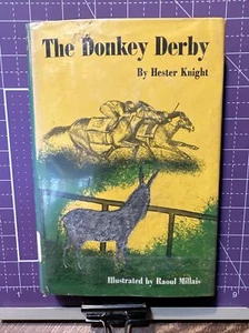 The Donkey Derby By Hester Knight, 1963 1st US Ed. HB DJ Ex-Library - Bild 1 von 5