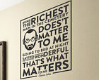 Decalcomania vinile Steve Jobs Being The Richest Man In The Cemetery Doesnt Wall Art T76