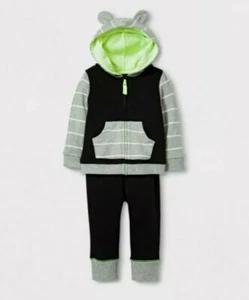 NEW!!!! Cloud Island Hoodie & Jogger 2pc Outfit 0-3 Months - Picture 1 of 2