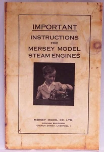 Mersey Model Co - live steam engines - copy (facsimile) instruction booklet - Picture 1 of 3