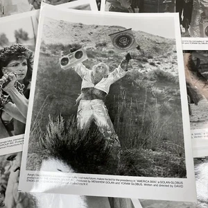 Vtg Lot 1985 AMERICA 3000 Post-Apocalyptic Movie Press Photos Aargh Chuck Wagner - Picture 1 of 5