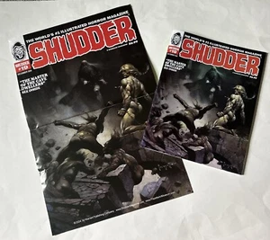 2024 Shudder Mag #19 Master of the Cave Dwellers-poster-Gunmans Shadow-Upgrade - Picture 1 of 11