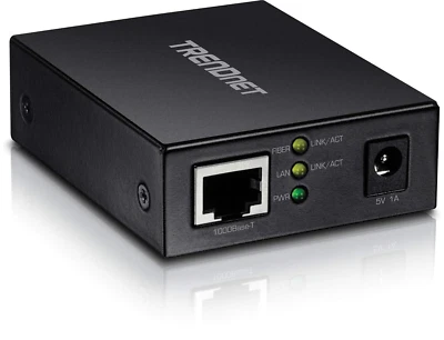 Trendnet 1000Base-T to SFP Fiber Media Converter TFC-GSFP, Compact Design, 1000B - Image 1 of 4