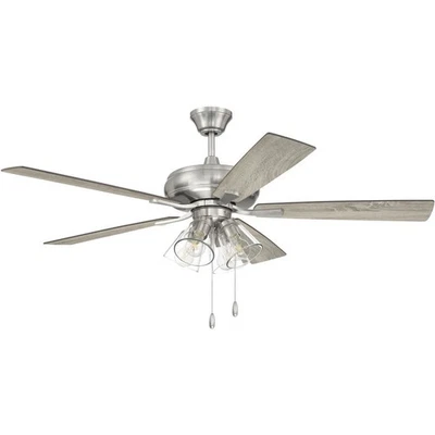 Craftmade ECF104BNK5-DWWLN Eos Indoor Ceiling Fan Brushed Polished Nickel - Image 1 of 3