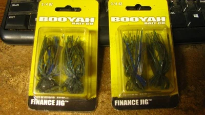 Booyah Bait Co., gabaritos financeiros, 4 ct, 2 tamanhos, frete grátis - Imagem 1 de 2
