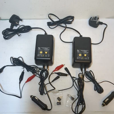 2x Minwa Universal Ni-Cd/Ni-MH Akku Ladegerät DV Erkennung Entladung 12-24V - Bild 1 von 4