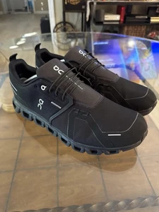 Scarpe impermeabili On Cloud uomo taglia 13 nere running ingegneria svizzera CloudTec - Foto 1 di 12