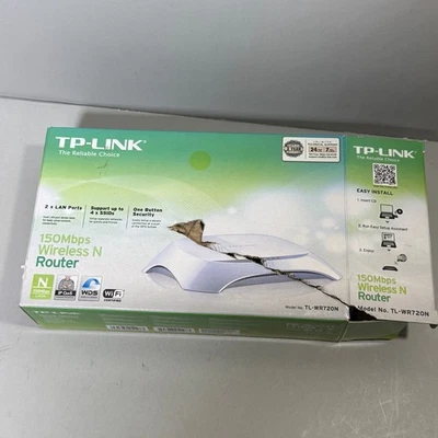 TP-Link 150 Mbps 2-Port Wireless N Wi-Fi Router White Model: TL-WR720N - Image 1 of 4