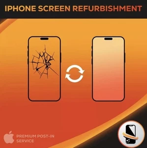 Vitre supérieure avant réparation Apple iPhone 15 Pro Max remplacement service postal 📦 - Photo 1/9