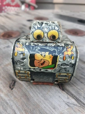 Заводной, рабочий резервуар оборота MARX Fred Flintstone - Изображение 1 из 4