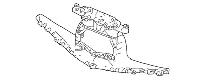 Genuine Acura Block Front Grille 71124-TGV-A00 - Image 1 of 2