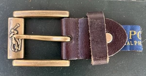 Vintage Golf Ralph Lauren/Polo Belt Buckle Solid Brass - Picture 1 of 5