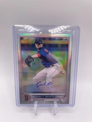 Garrett Whitlock 2022 Topps Chrome Auto Refractor #AC-GW Red Sox - Image 1 of 2