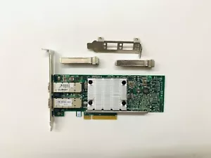 Broadcom 10GB PCIe x8 57810S SFP BCM957810A1006G Network Cards + Transceiver - Picture 1 of 5