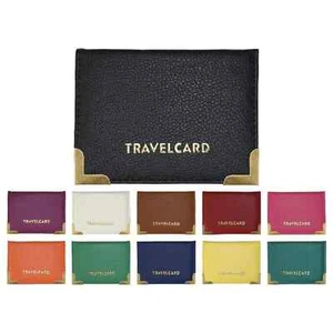 Genuine Oyster Travel Card Bus Pass Rail Card Holder Wallet Cover Case - Picture 1 of 7
