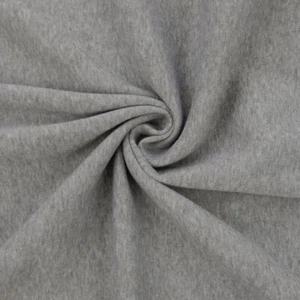 58" Sudadera Suave Vellón Sólido Gris Jaspeado Tela por Yarda - Imagen 1 de 1