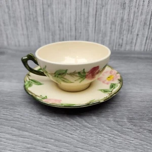 Franziskaner Wüstenrose Demitasse Tasse & Untertasse California Vintage - Bild 1 von 3