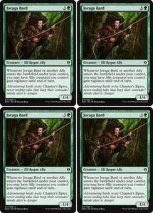 4x JORAGA BARD Duel Decks: Zendikar vs. Eldrazi MTG Green Creature Com - Picture 1 of 1
