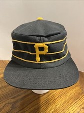 Vintage 1980s Pittsburgh Pirates Coca Cola Pillbox SnapBack Adjustable Hat