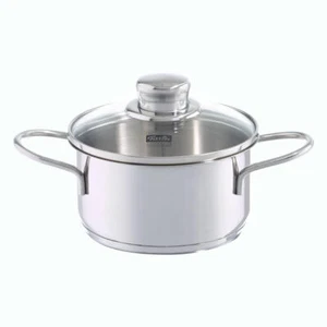 Fissler Häppchen Set Kochtopf Koch Topf Kochtopfset Topfset Edelstahl Ø 12 cm - Bild 1 von 1