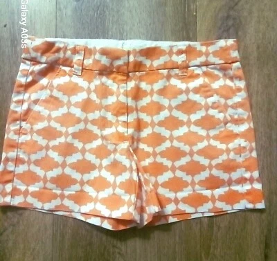 Шорты для девочек Crewcuts размер 12 оранжевый геометрический - Изображение 1 из 3