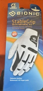NEW Bionic 2023 2X StableGrip Mens Golf Glove - Size S RIGHT 3d Finger Coverage - Picture 1 of 3