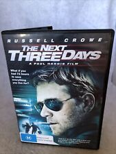 The Next Three Days (DVD, 2010) VGC. Free Shipping REGION.4.