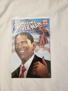 Marvel Comics Amazing Spider Man #583 Barack Obama Variant Cover 3rd Print 2009  - Imagen 1 de 1