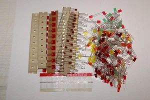 380pcs LED DIODES KIT THT 1,8mm 3mm 4mm 5mm 2x5mm 2.5x7mm HLMP6405 HLMP6505 HP - Picture 1 of 24