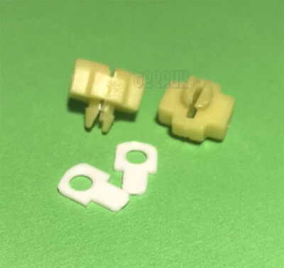 Holder Plate Door Lock Rod For Nissan 1986 - 94 Truck Pickup Hardbody D21 Pair - Image 1 of 2