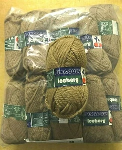 PACCO CON 20 GOMITOLI MISTO LANA-ACRILICO PINGOUIN "ICEBERG" COLORE 99 CAMMELLO - Foto 1 di 5