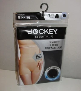 Womens BLACK Jockey 360 Slimming High Waist Short (Size Large) BRAND NEW W TAGS - Picture 1 of 4