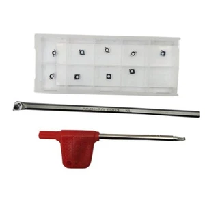 C04H-SCLCR03( 4mm*100mm )Tungsten Steel Holder+10pc CCGT030102L-F Ceramic insert - Picture 1 of 6
