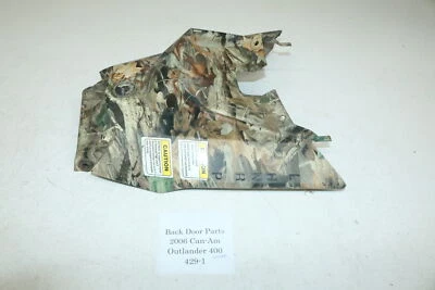 2006 Can-am Outlander 400 Xt 4x4 Gas Tank Fuel Cell Cover Body Panel Camo - Image 1 of 4