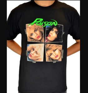 Black Rock Band Graphic Kisssss T-Shirt - Bild 1 von 5