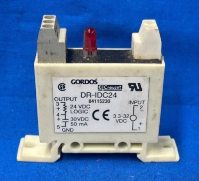 GORDOS INPUT MODULE DR-IDC24 32 VDC MAX WHITE CASE DC INPUTS 34 MA MAX - Image 1 of 4