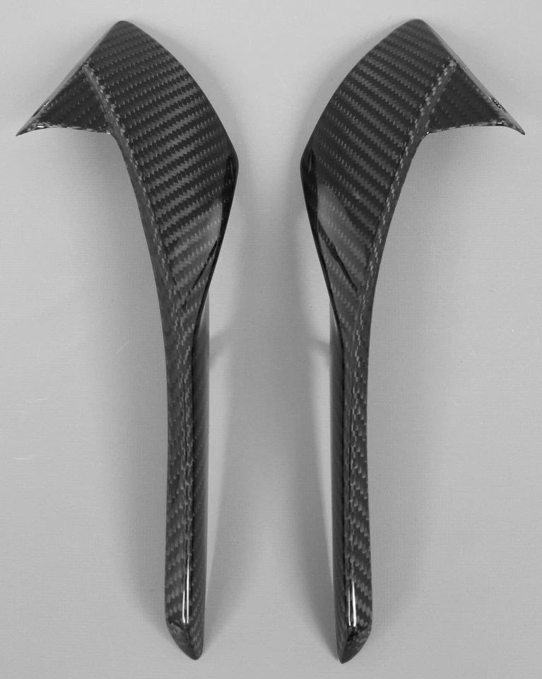 2010-2013 Yamaha FZ8 Headlight Side Panels - 100% Carbon Fiber - Image 1 of 3