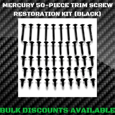 1956+ Mercury Medalist Interior Dash Bezel Exterior Molding Trim SCREW KIT OEM Foto 1 de 2