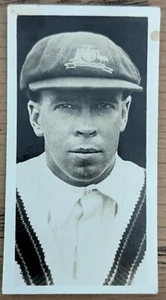 1928 Major Drapkin Cigarettes Cricket Card - #24 Bill Ponsford, Victoria. - Picture 1 of 2