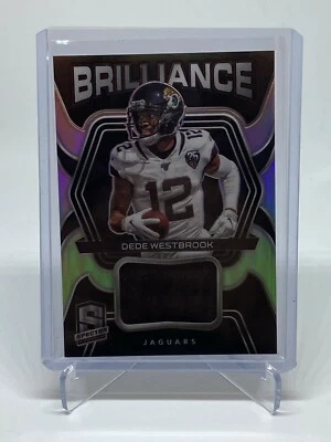 2020 Panini Spectra Dede Westbrook Brilliance Relic Base /99 Jaguars   - Image 1 of 2