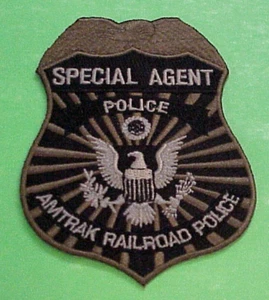 AMTRAK AGENTE DE POLICÍA FERROVIARIA 3 3/4" PARCHE DE POLICÍA DE COLECCIÓN ¡¡ENVÍO GRATUITO!!! - Imagen 1 de 1