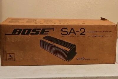 New Bose SA-2 Lifestyle Stereo Amplifier 120V 2x40 Watts  - Image 1 of 3