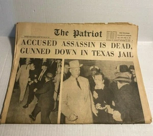 Harrisburg, PA "THE PATROIT" news paper from Nov 25, 1963 with a Extra, Extra ed - Picture 1 of 12